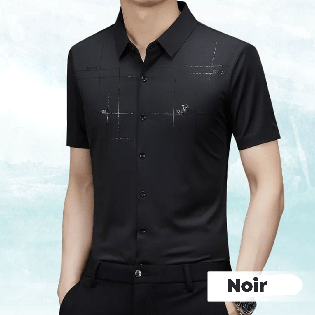 Daniel｜Chemise d'Affaires en Soie pour Hommes