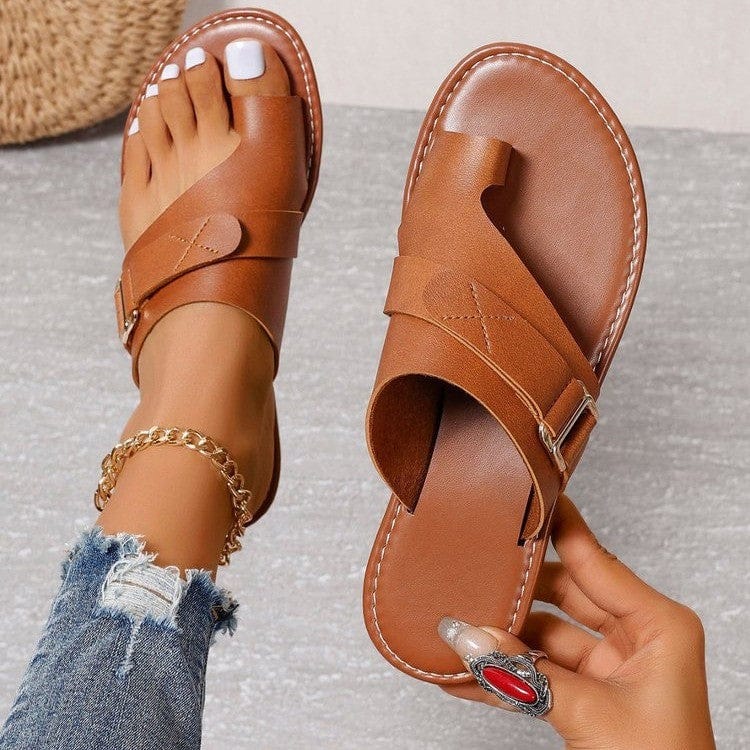 Manon｜Sandales orthopédiques de luxe en cuir